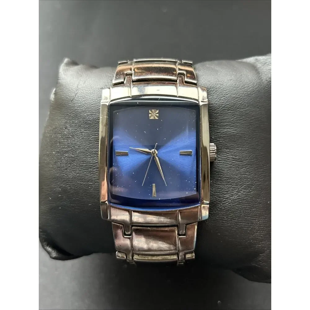 Black Case And Band Blue Dial Men’s Quartz Watch
